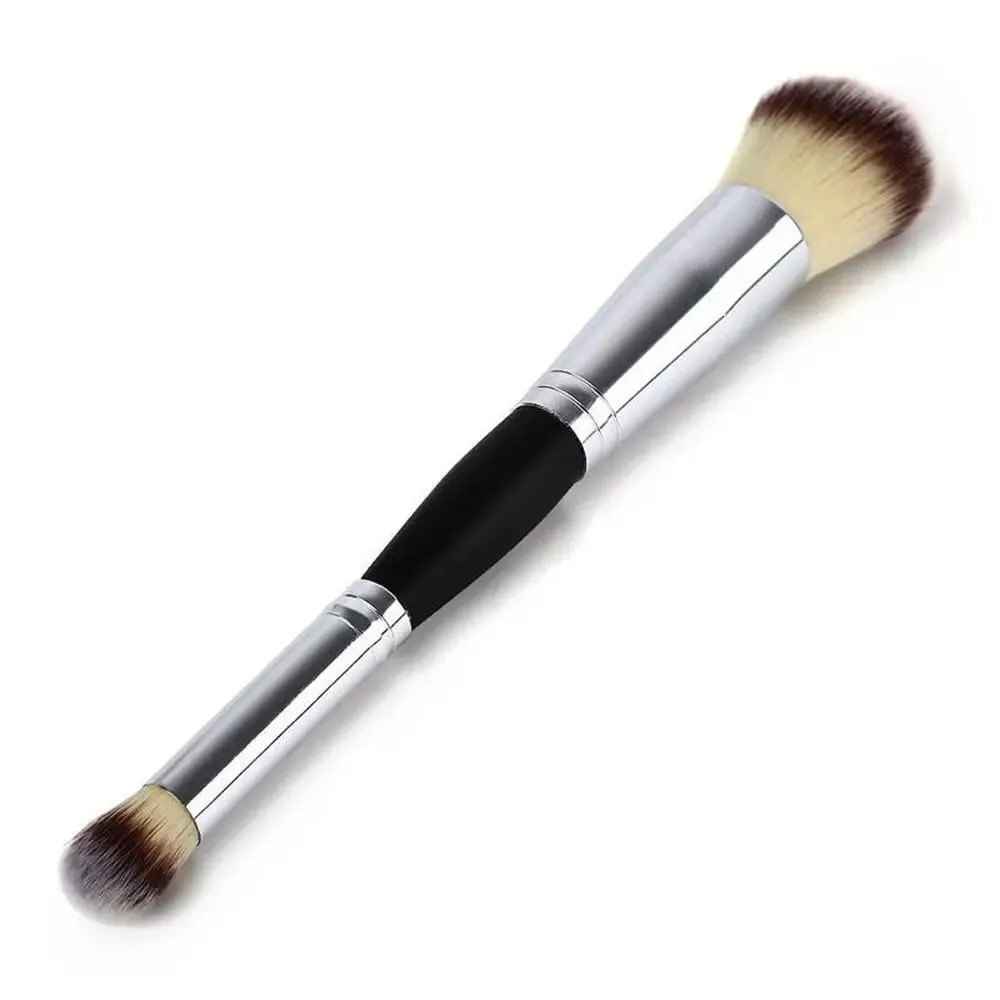 Flydende børster Multifunktion Beauty Foundation Øjenskygge Blush Brush Dobbeltendet kosmetisk makeup børste — image 3