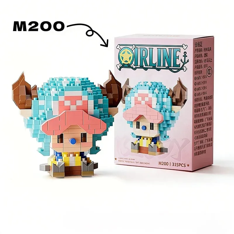 Anime Building Block Chopper Buggy Montage Micro Building Block Zoro Robin Karaktärsmodell Minitegelstenar Figurleksaker till present — image 11