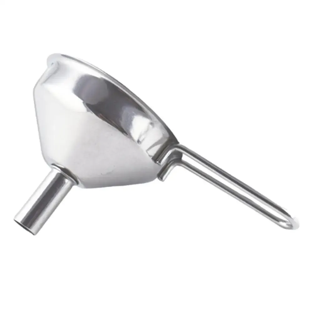 1PC Edelstahl Mini Trichter Küche Öl Flüssigkeit Trichter Mit Stabilem Griff Breiten Mund Trichter Für Konserven Küche Werkzeuge — image 9