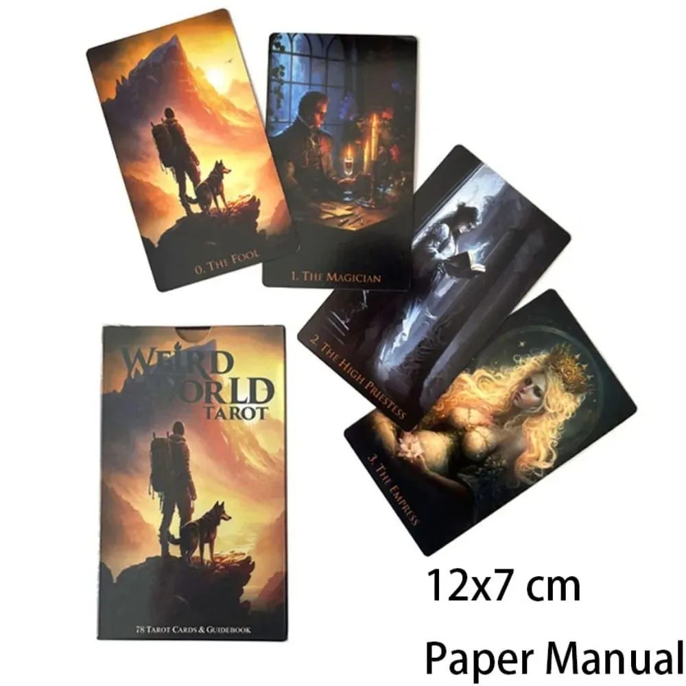 12*7cm Weird World Tarot 78 Cards Tarot Deck | Indy Tarot — image 2