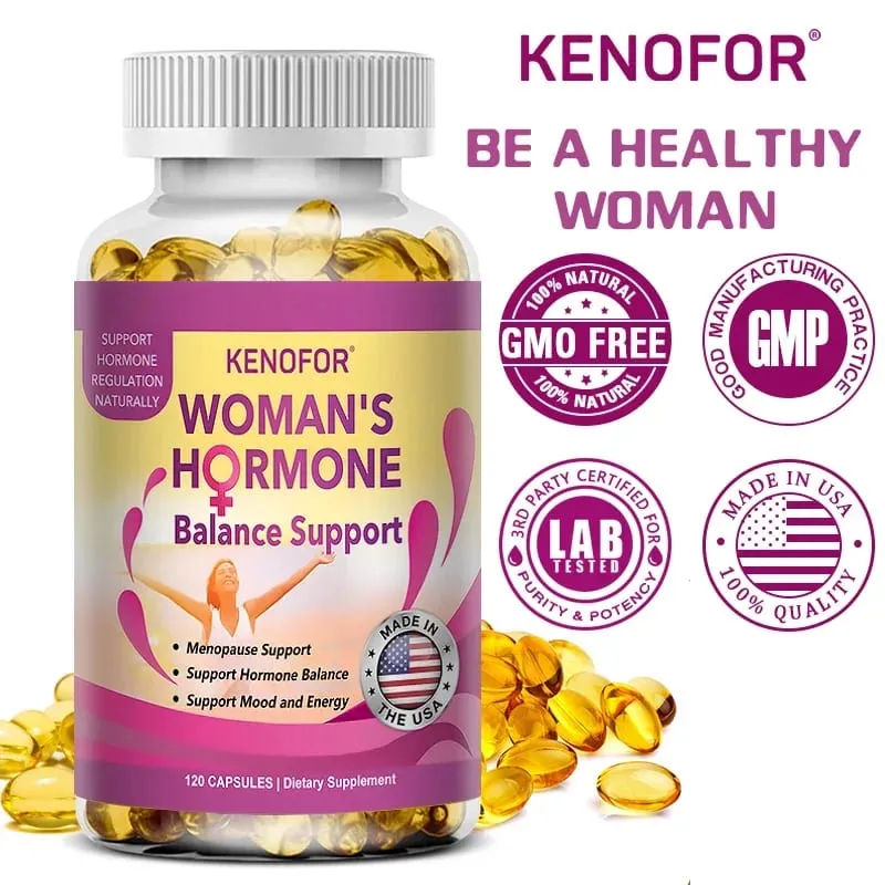 Menopause Support Supplement for Women - Relieves Fatigue Bloating Hot Flashes Mood Swings - Supports PMS PMDD PCOS — image 2