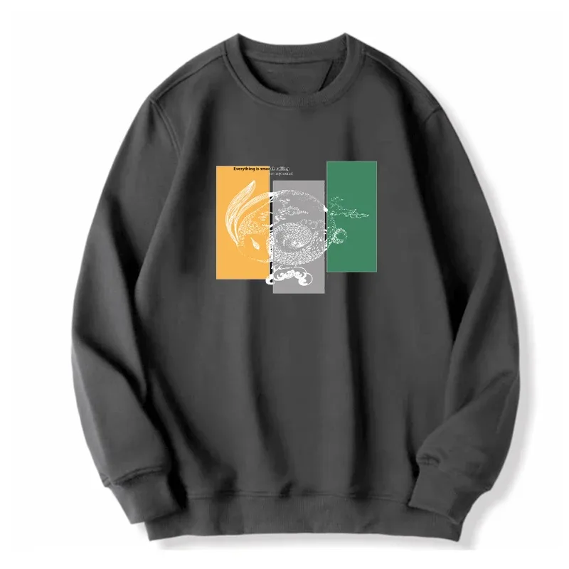 Moletom pullovers masculino camisola de grandes dimensões plus size 6xl 7xl 8xl homem em torno do pescoço manga longa impresso solto topos roupas tamanho grande