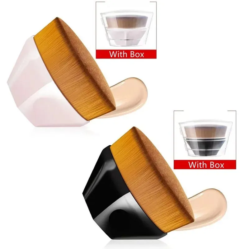 1/2ks Nový kouzelný štětec na make-up Beauty Powder Face Blush Štětce Přenosný profesionální podkladový štětec Velký kosmetický měkký základ — image 11