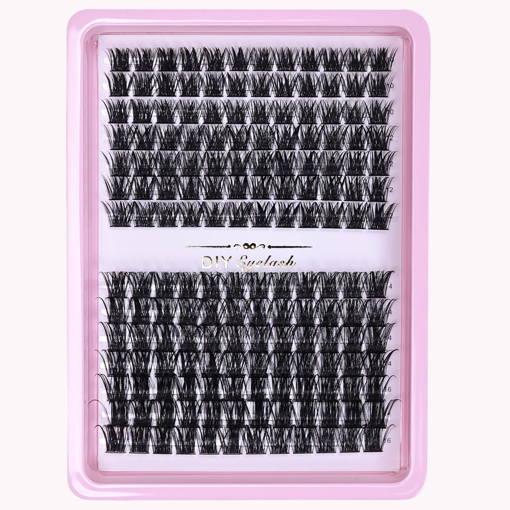 D Curl Cluster Bulu Mata Individu Ekstensi Bulu Mata Halus Bulu Mata Palsu Tersegmentasi DIY Bulu Mata Cluster untuk Rumah Riasan Mata Harian — image 6