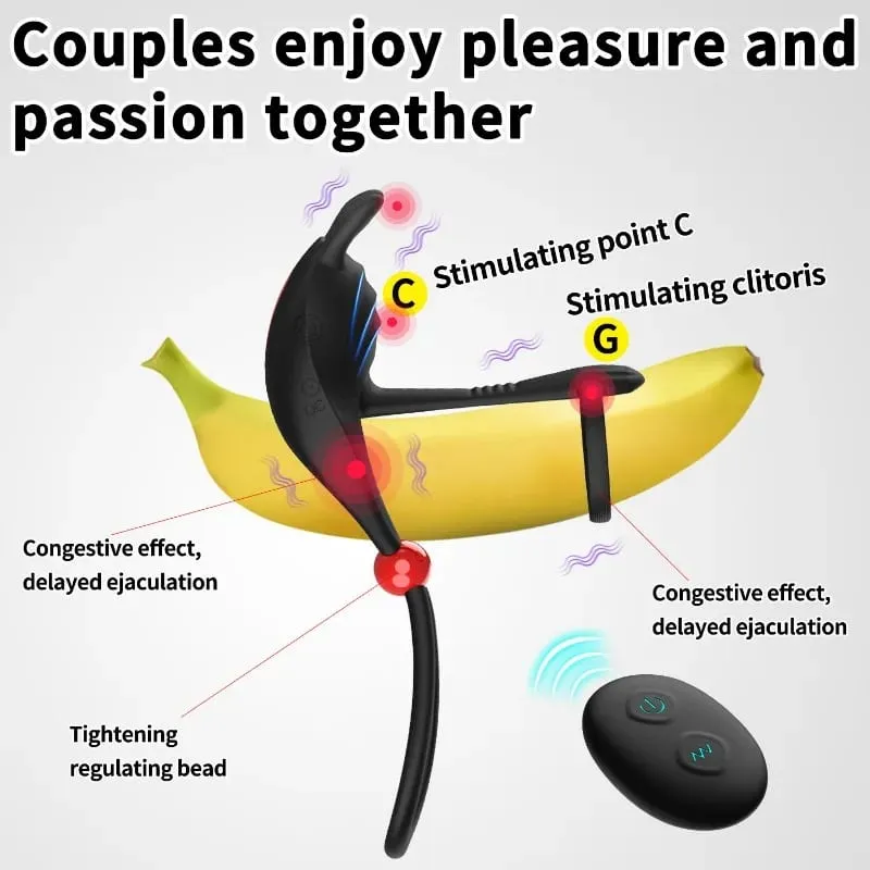 Vibrating Cock Ring Vibrator Penis Ring Masturbator Penisring Adult Toy Sex Toys for Men Delay Ejaculation Erection Penisring — image 3