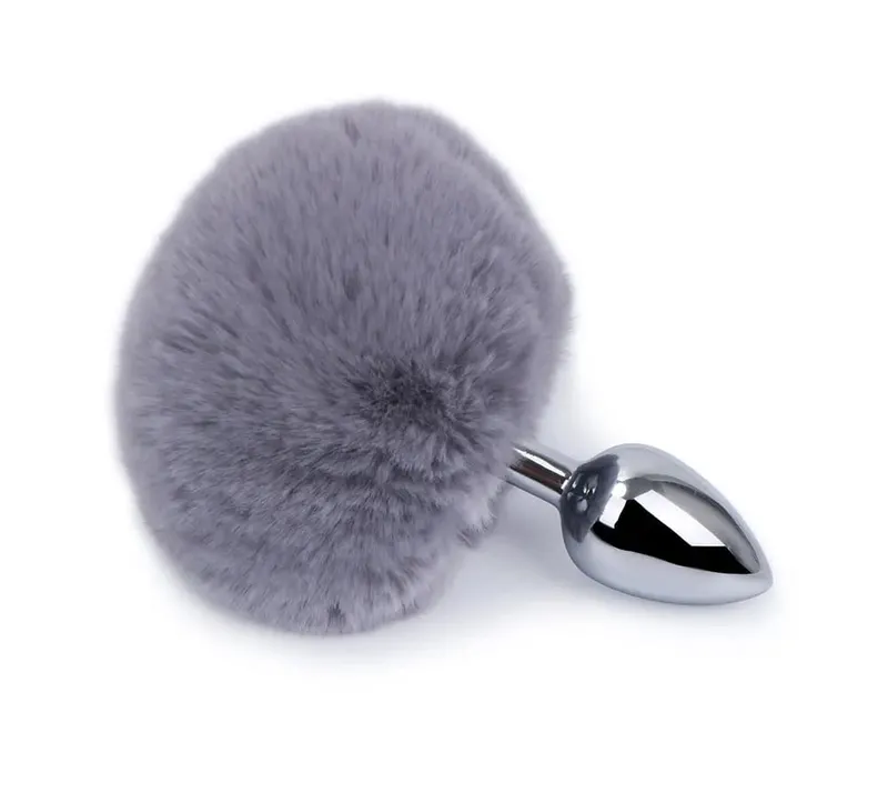 Metallo Peluche Coda di coniglio Tappi anali Massaggiatore prostatico Butt Plug Orecchio di coniglio BDSM Cosplay Giocattoli erotici del sesso per le donne Adulti Gioco del sesso