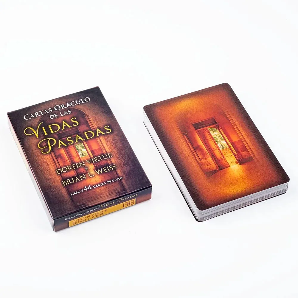 Kiếp trước Oracle Cards A 44 Tarot Phiên bản tiếng Tây Ban Nha Phiên bản bói toán Bộ bài bói toán Borad Chơi trò chơi 10.3*7.4cm — image 3
