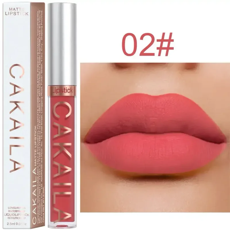 Lip Gloss Waterproof Matte Liquid Gincu Tahan Lama Baldu Lipgloss Tiub Tint Pigmen Bogel Kosmetik Makeup Bibir — image 9