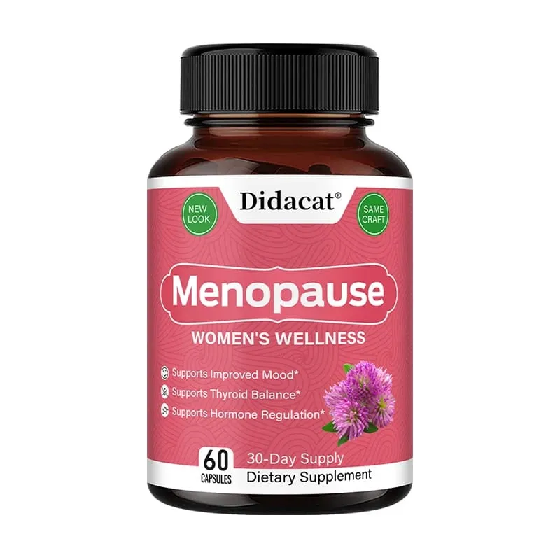 Kapsul Melegakan Menopaus - Meningkatkan Metabolisme Menyokong Pengurusan Berat Badan Kilat Panas Peluh Malam Suplemen Mood untuk Wanita — image 9