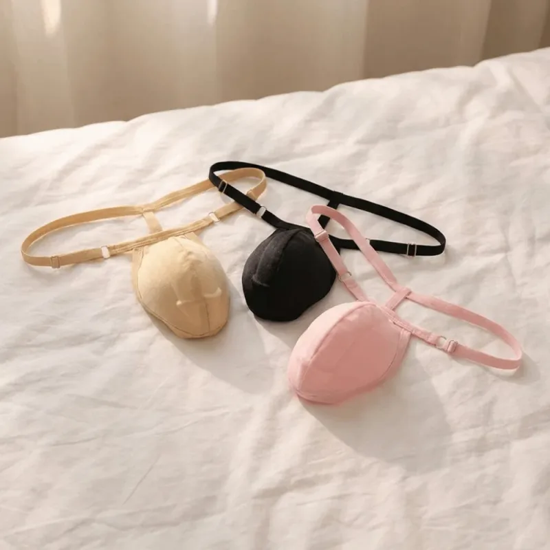 T-back Push Up Spons Cup Pad Thongs Verstelbare 3D Gewatteerde Slips Naadloze Lage Taille Mannen Shapewear Mannen Slipje Accessoires — image 9