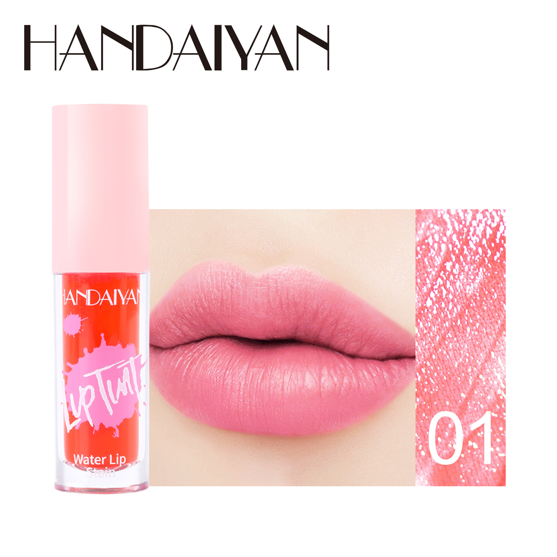 Pelbagai guna 6 Warna Lip Gloss Pipi Tint Pelembap Tahan Lama Pewarna Bibir Blush Makeup Noda Bibir Lipgloss Berkilat Kosmetik — image 8
