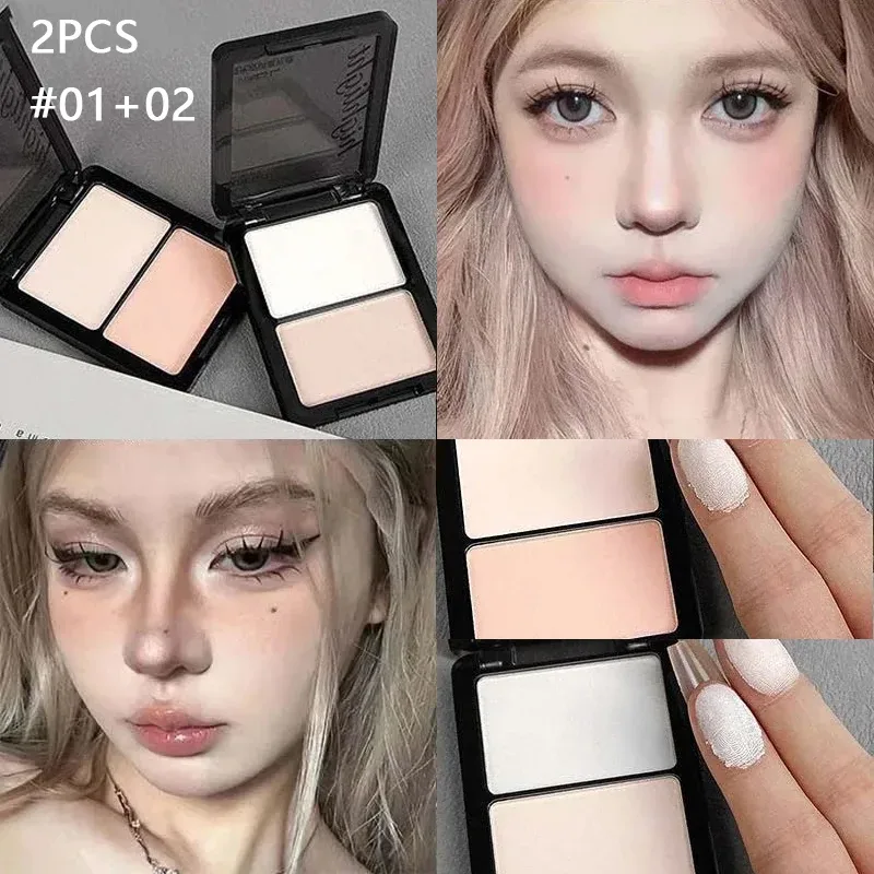 แป้งไฮไลท์และอายแชโดว์สองสี อายแชโดว์เนื้อแมตต์บางเบาเป็นธรรมชาติ อายแชโดว์ซอฟต์โฟกัส แต่งหน้าให้กระจ่างใส — image 9