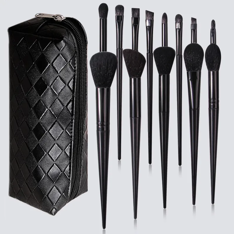 14-teiliges Make-up-Pinsel-Set mit Make-up-Pinseltasche, Kosmetikpinsel und modischer Make-up-Pinseltasche