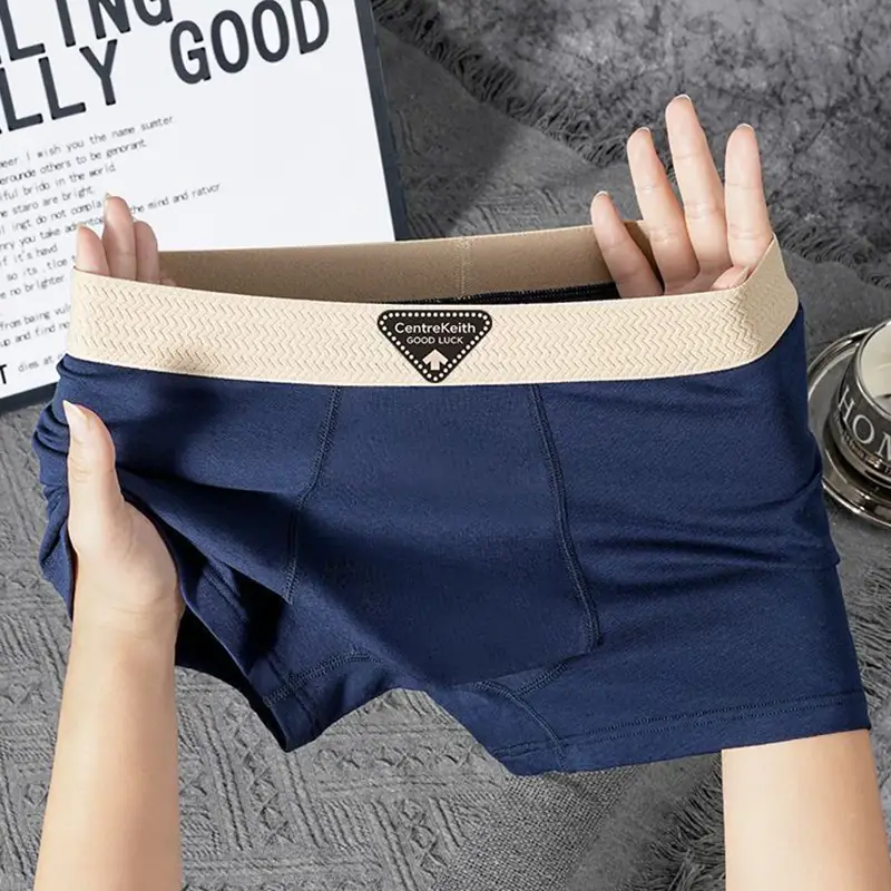 5pcs Pack Men Panties Cotton Underwear High Stretch Boxer Shorts Fashionable Sexy Men Underpant Plus Size L-4XL Breathable Men — image 11