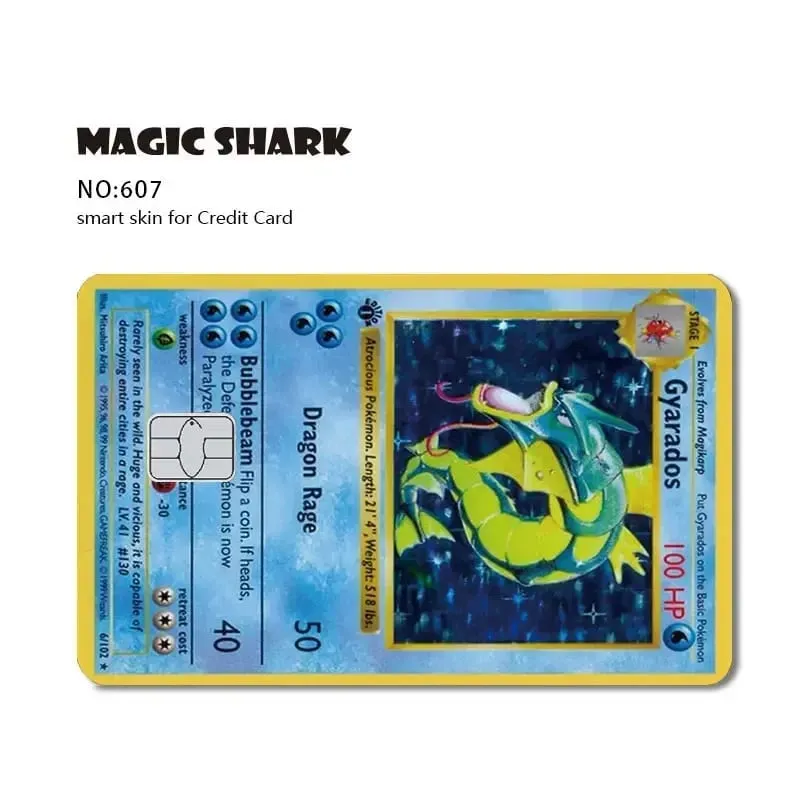 2025 New Pokemons Charizard Blastoise Bulbasaur Eevee Metwo Sticker Film Skin Cover for Credit Debit Card — image 9