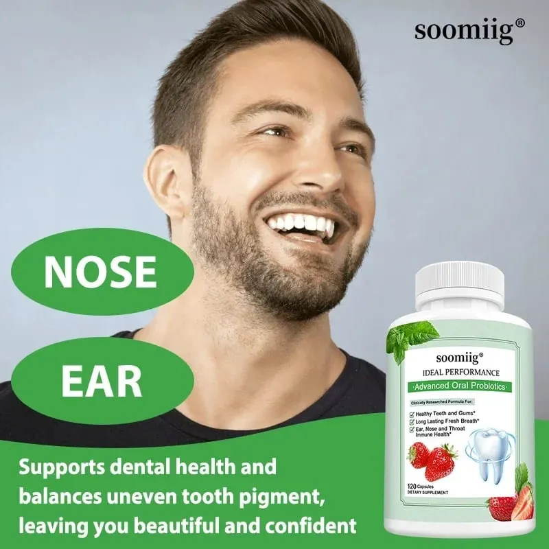Advanced Oral Probiotics for Teeth Health & Fresh Breath - Chewable Probiotics for Oral Bad Breath 30/60/120 Capsules — image 5