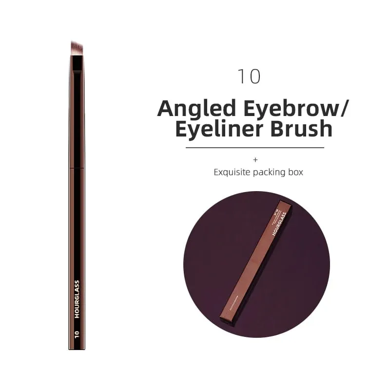 Hourglass Makeup Brushes Powder Foundation Concealer Blusher Bronzer Eye Shadow Eyebrow Eyeliner Sculpting Brush — image 13