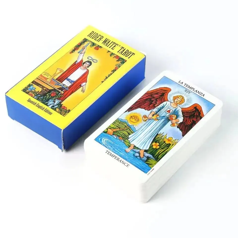 The Rider Waite Smith 1909 Tarot Cards Oracle Deck for Beginners English Spanish Classic Divination Edition Play Game — image 9