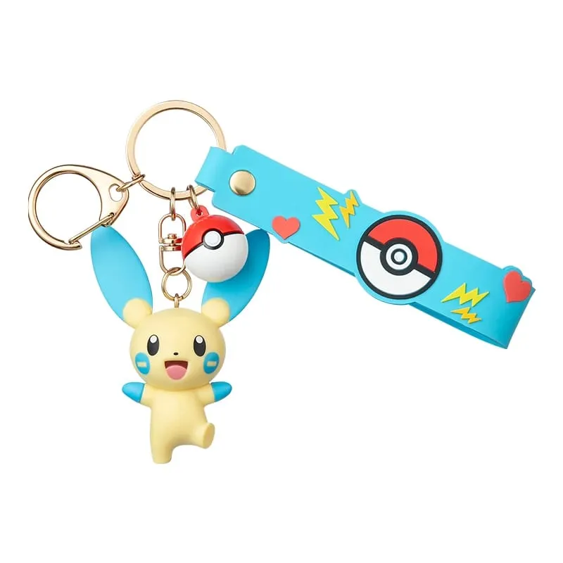 Original Pokemon Pikachu Schlüsselanhänger Gengar Morpeko Cubone Snorlax Mimikyu Anime Action Figur Spielzeug Schlüsselanhänger Duft Anhänger Geschenk — image 9