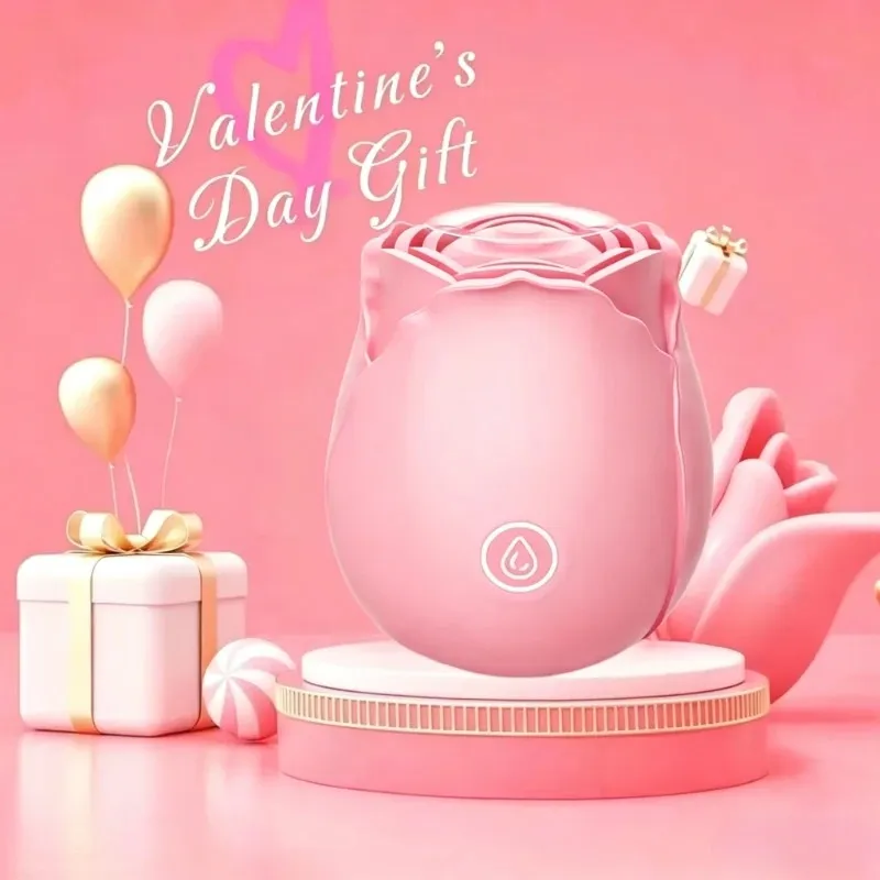 Leistungsstarke Klitoris Saugen Dildo Vibrator Weibliche Rose Klitoris Nippel Stimulator G-punkt Vagina Massager Erwachsene Sex Spielzeug für Frauen — image 5