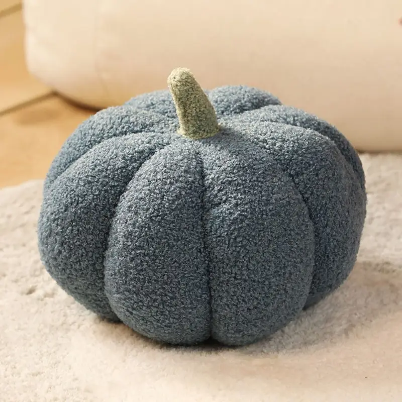 Cuscino di zucca in cotone per decorazioni per la casa Cuscino di zucca morbido e carino Cuscino con schienale morbido simulato di zucca — image 1