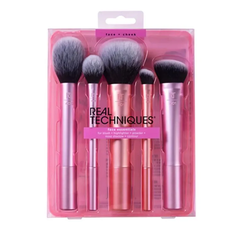 Set Kuas Rias untuk Kosmetik Foundation Bedak Blush On Eyeshadow Kabuki Blending Kuas Rias Alat Kecantikan