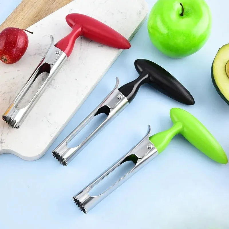 พรีเมี่ยม Apple Corer สแตนเลส Apple Pears Core Remover เครื่องมือเครื่องตัดผลไม้ Seeder เครื่องตัดมีดครัวผักเครื่องมือ — image 3