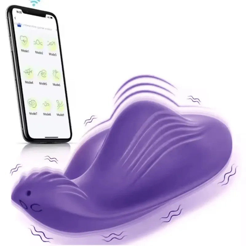 Vibrador de controle bluetooth vestível para mulheres, controle remoto, ponto g, estimulador de clitóris, massageador vaginal, brinquedo sexual para mulheres, casal — image 3