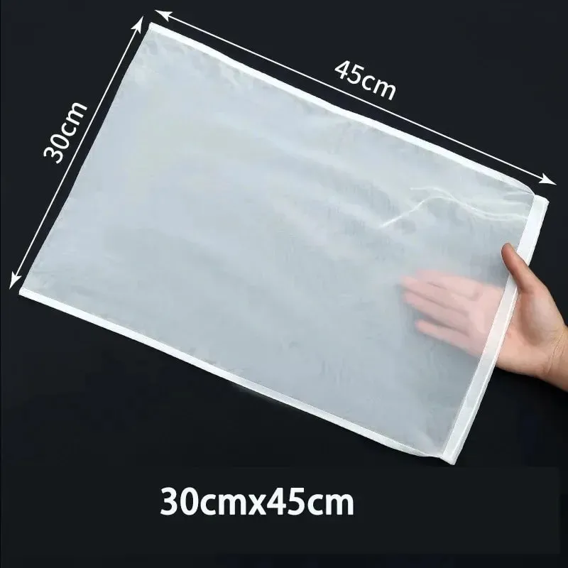 1/3/5Pcs 재사용 가능한 너트 밀크 백 스트레이너 표백되지 않은 나일론 치즈 천 가방 식품 치즈 요구르트 필터 주방 파인 메쉬 스트레이너 — image 13