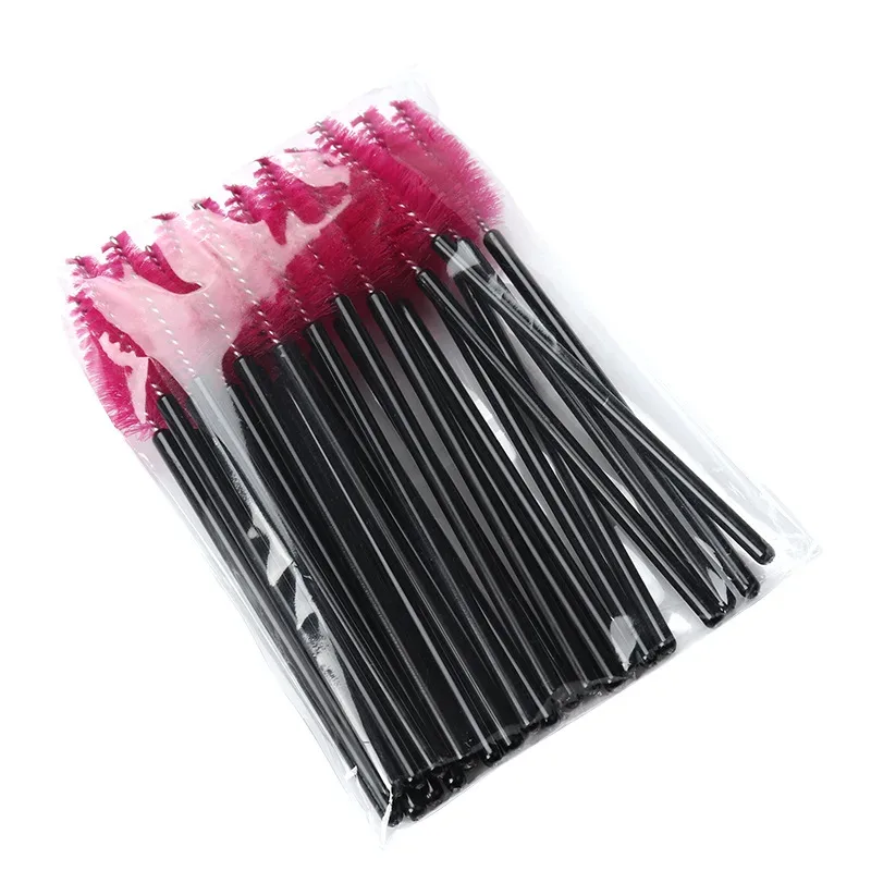 50 st Ögonfransar Ögonbrynsborste Vattendroppsform Nylon Material Fransar Makeup Borstar Ögonfransförlängning Skönhetsverktyg Mascara Wand — image 15
