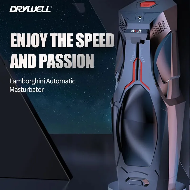 DRY WELL Spinta automatica Masturbatore maschile Pusher Controllo della velocità Realistico Vagina HIFI Altoparlante Bluetooth Giocattoli del sesso per gli uomini — image 2