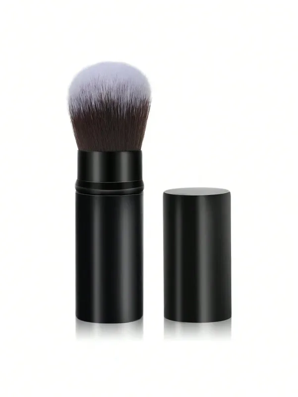 1-2 Telescopic Makeup Brushes Travel Kabuki Foundation Makeup Brushes Facial Blush Brushes Are Used To Mix Liquids Blushes — image 9