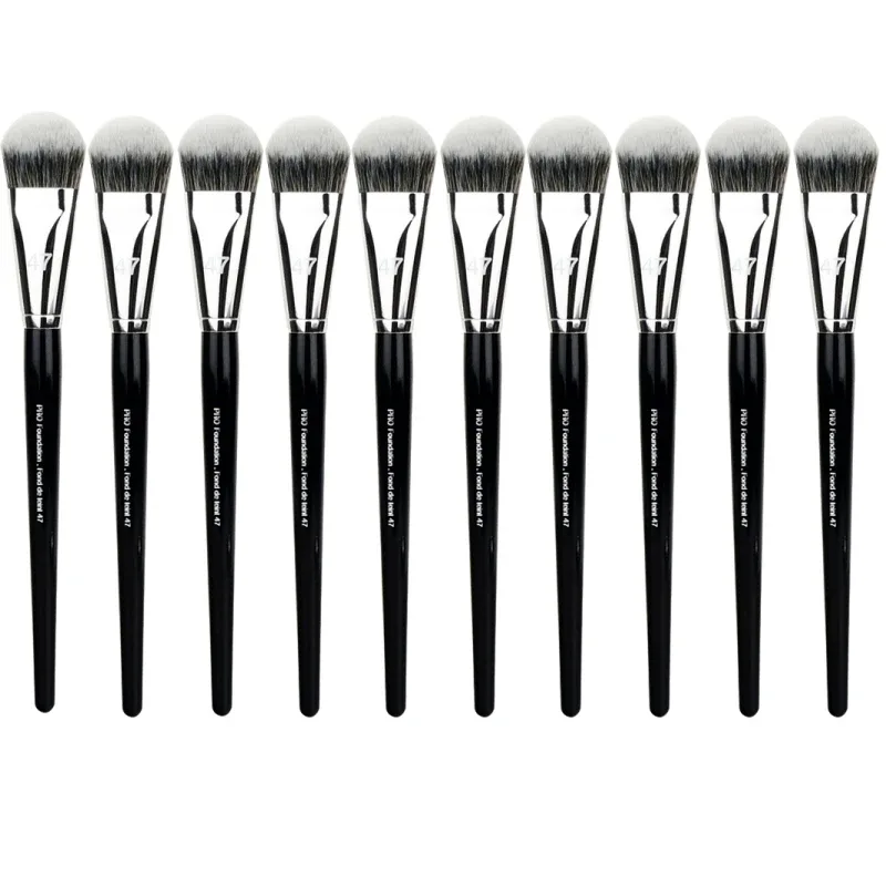 1-10 pz Pro Fondotinta Pennello 47 Testa di Scopa Professionale Fondotinta Liquido Crema Correttore Pennelli Donne Viso Strumenti di Trucco di Base — image 10