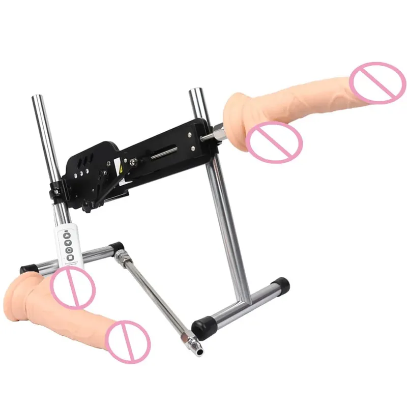 70W Automatic Telescopic SEX 3-9 ซม.ปรับจังหวะโลหะและDildoสิ่งที่แนบมาผู้ใหญ่ส่วนบุคคลสำหรับคู่ชายหญิง — image 32