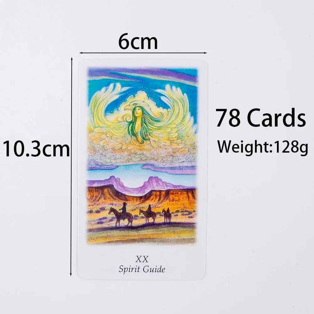 ขายร้อน Vision Quest Tarot 78 ดาดฟ้า 10.3*6 ซม.Fate Divination ไพ่ทาโรต์ FortuneTelling การ์ดเกม Party Board เกม — image 4