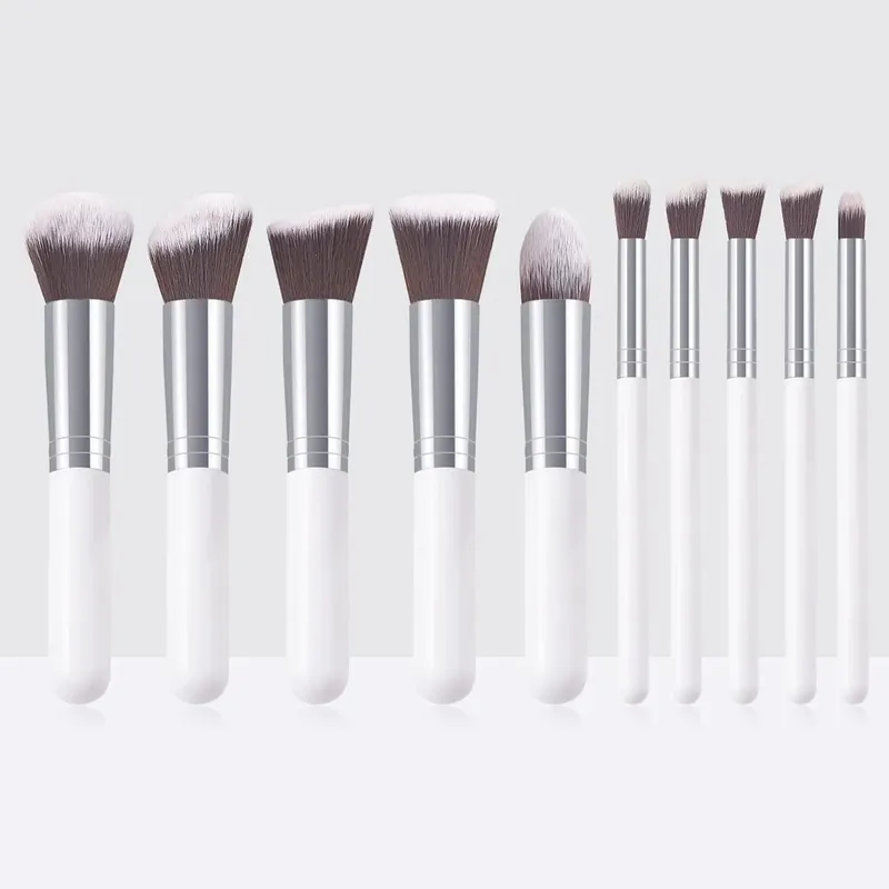 10-teiliges Set Make-up-Pinsel-Werkzeug-Set, kosmetisches Pulver, Lidschatten, Foundation, Rouge, Blending, Schönheit, Maquiagem, Beauty-Set für Party — image 24