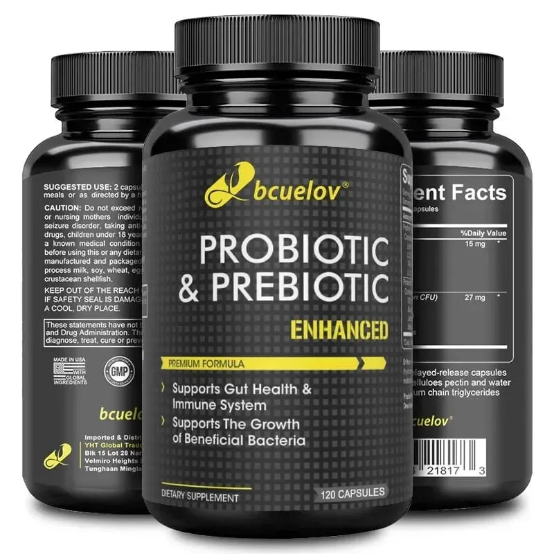 Les probiotiques et les prébiotiques soutiennent la santé intestinale et le système immunitaire Soulagent la constipation, les ballonnements, la mauvaise haleine, l'acné et les imperfections. — image 10
