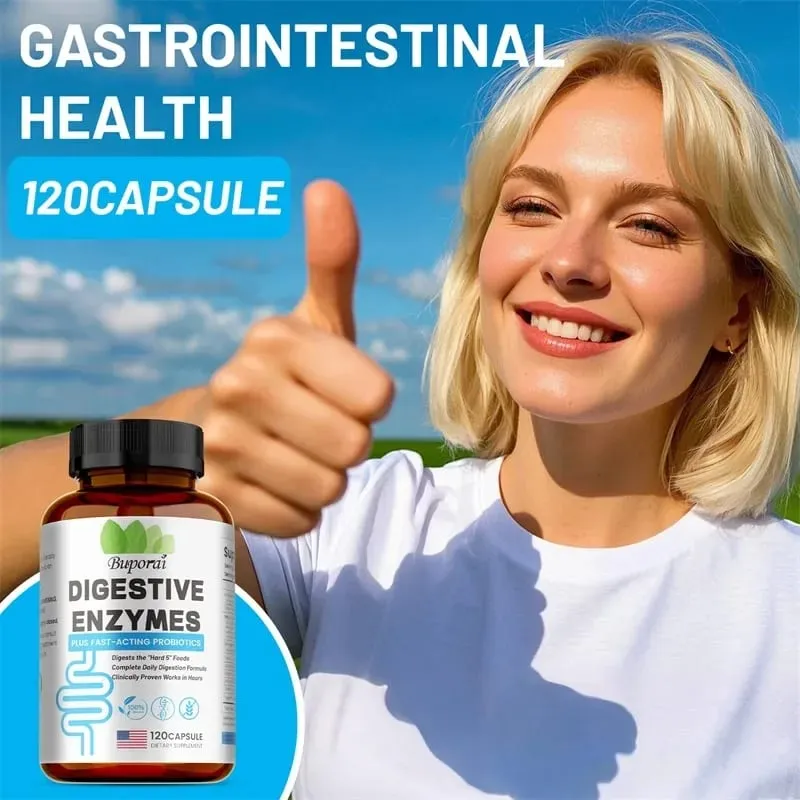 Digestive Enzymes Supplement - Digestion and Intestinal Health for Adults Men and Women Promotes Nutrient Absorption — image 6