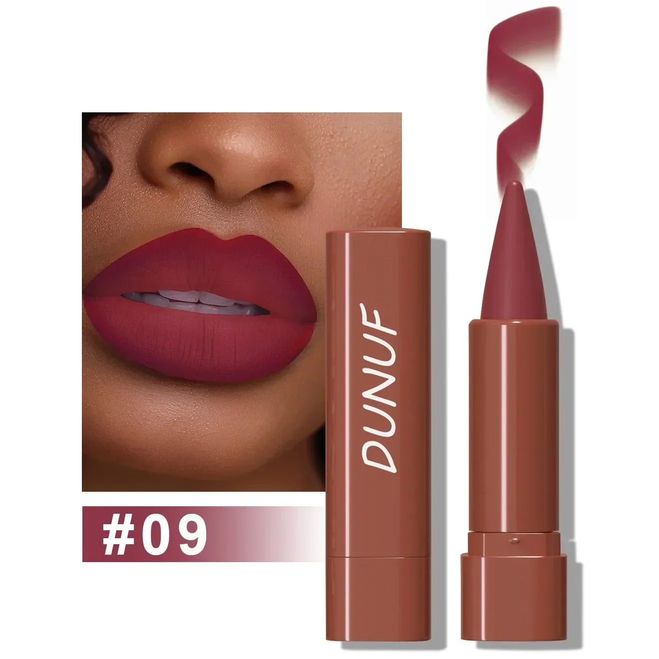 9 Farben Gradient Lip Liner Mattschwarz Braun Samt Lippenstift Wasserdicht Nicht klebrig Contouring Tint Lipliner Crayon Lip Makeup — image 15