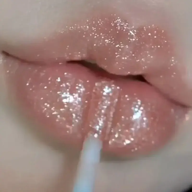ลิปกลอสสีหวานประกายแวววาว ลิปกลอส ลิปกลอสโปร่งแสง ลิปกลอสน้ำ แวววาวบริสุทธิ์ — image 2