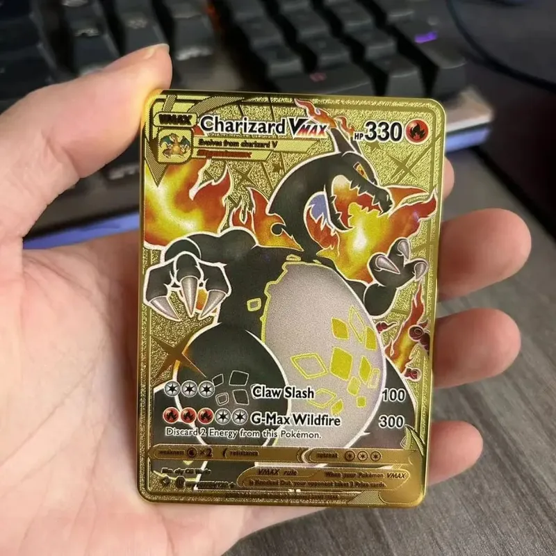 البوكيمون لعبة معدنية جمع بطاقة أنيمي الشكل تشارجر بيكاتشو بلاستويز Mewtwo معركة جمع كارت بطاقة لعبة هدية — image 14