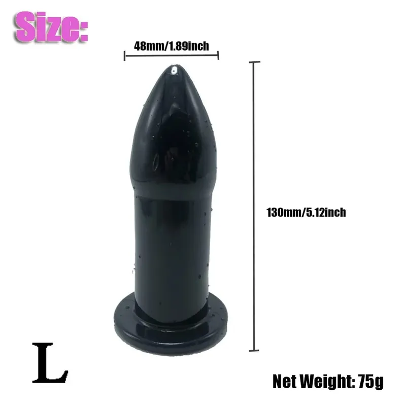 Juego de 5 unidades de tapón Anal con forma de bala, Kit de entrenamiento con tapón Anal, dilatador, entrenamiento progresivo, juguete sexual para adultos para mujeres, hombres y parejas — image 8