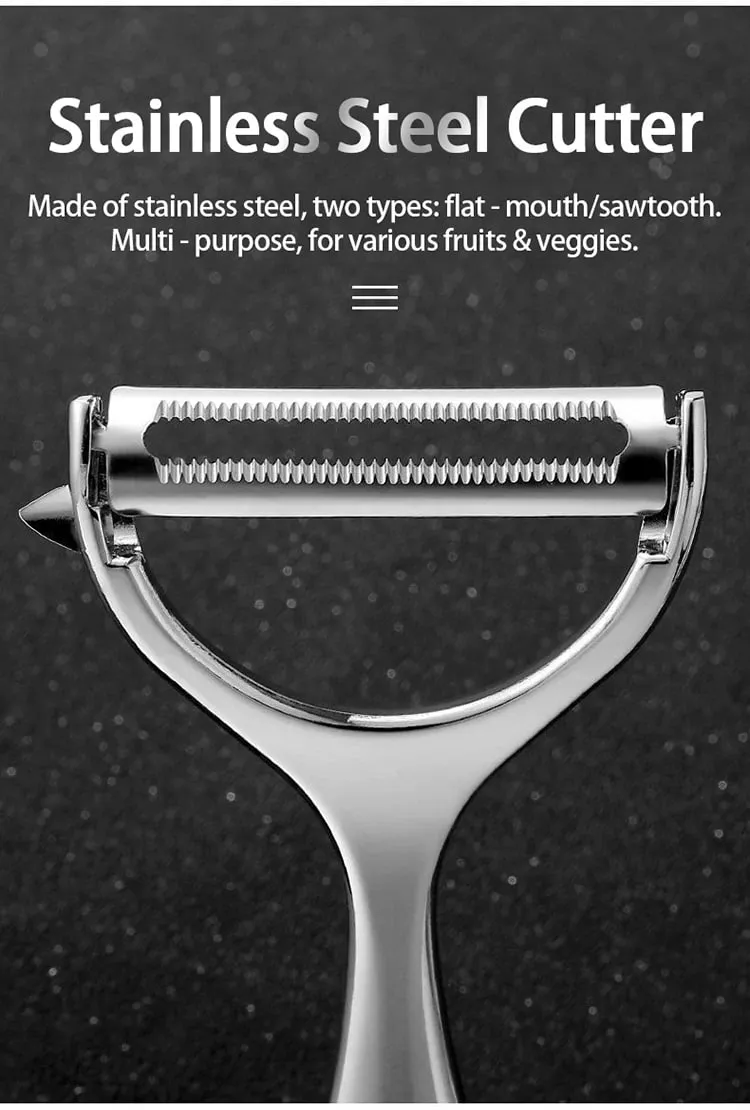 Stainless Steel Fruit Vegetable Tools Vegetable Peeler Potato Peeler Kitchen Accessories Non-slip Handle SGGJ001 — image 9