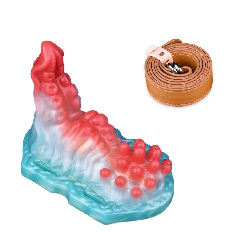 Broyeur sexuel en Silicone, contrôle sans fil, poulpe/granulés, Strapon, bosse, Friction, Vibration, Massage, Masturbation féminine — image 12
