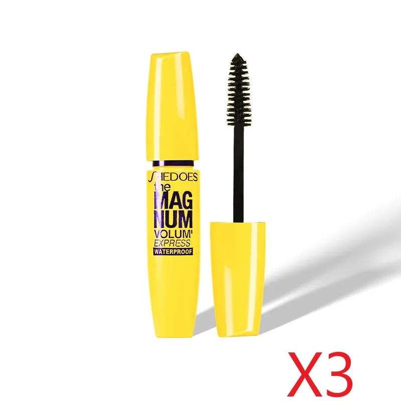 Yellow Mascara Waterproof Lengthening Curling Volumizing Natural Long-Lasting Smudge-Proof Eye Makeup Cosmetics — image 8