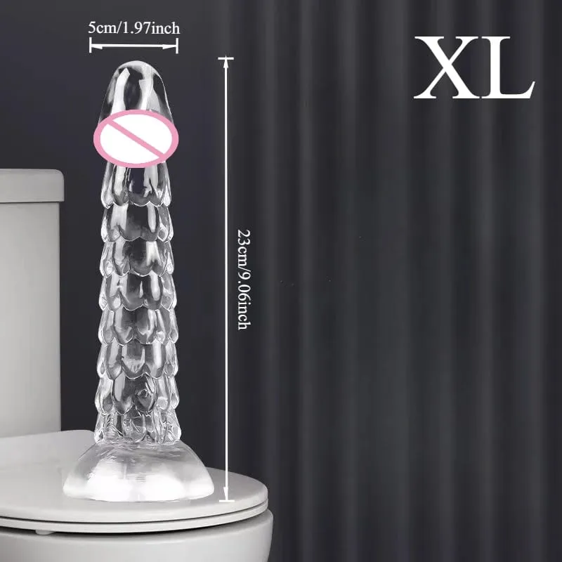 23 cm Ejderha Yapay Penis Vantuz Anal Plug Kırbaç Buttplug Anüs Dilatör Kadın Vajinal Masturbator Butt Plug Seks Oyuncakları Kadın Erkek