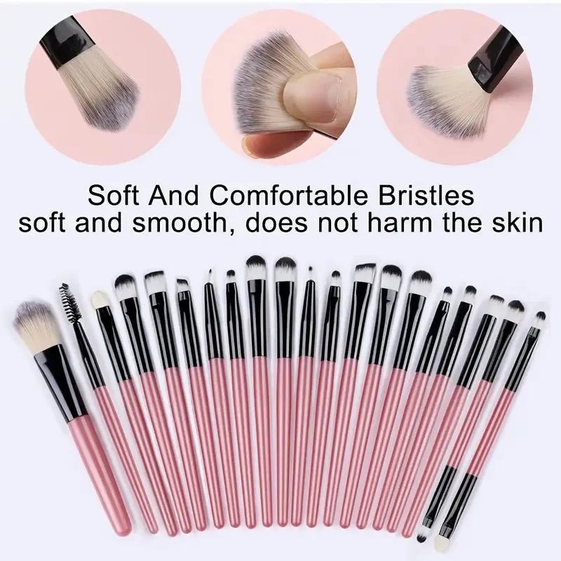 Make-up-Pinsel-Set, hochwertige synthetische Kabuki-Pinsel, Foundation, Concealer, Puder, Rouge, Blending, Gesicht, Lidschatten, Kosmetikpinsel, S — image 2