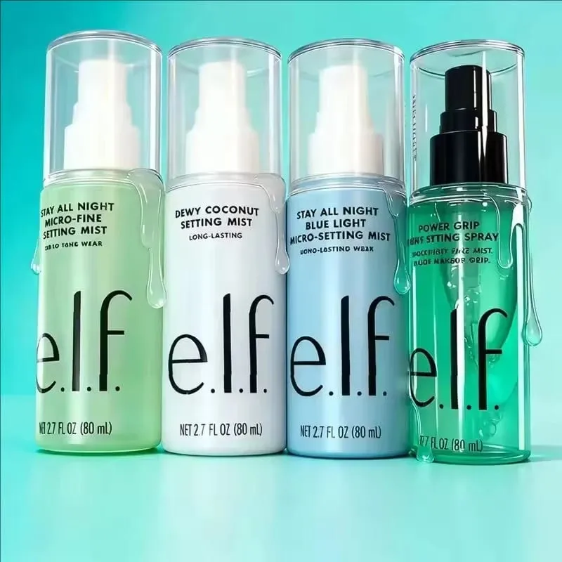 ELF Makeup Mist And Set Spray Aloe Vera Green Tea Long Wear Matte Finish Poreless Putty Primer Silky Smooth Minimize Pores Gift — image 2