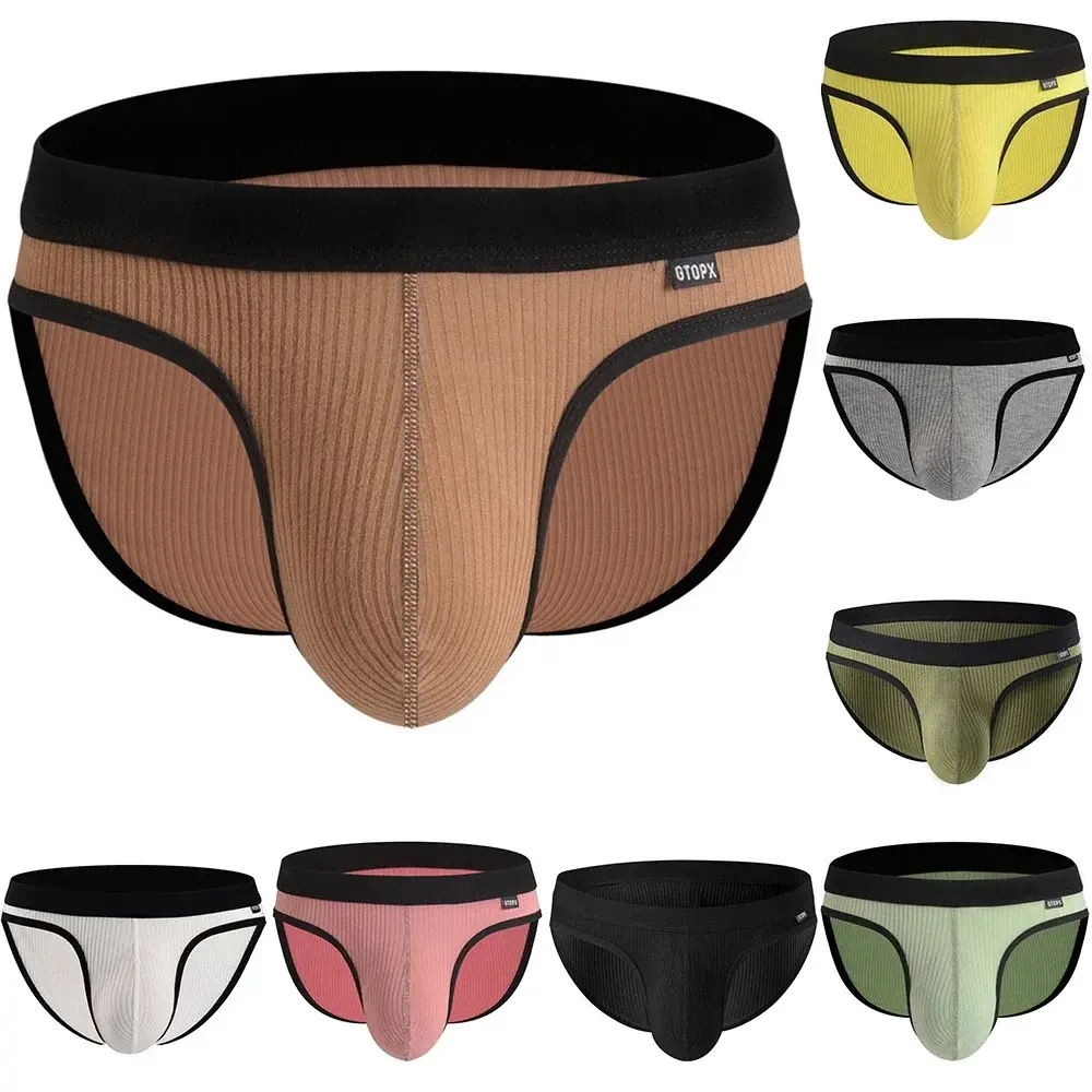 Men's Briefs Pouch U Convex Briefs Men's Underwear Modal Soft Brief Absorbent Elastic Male Shorts Breathable Underpants MU094 — image 11