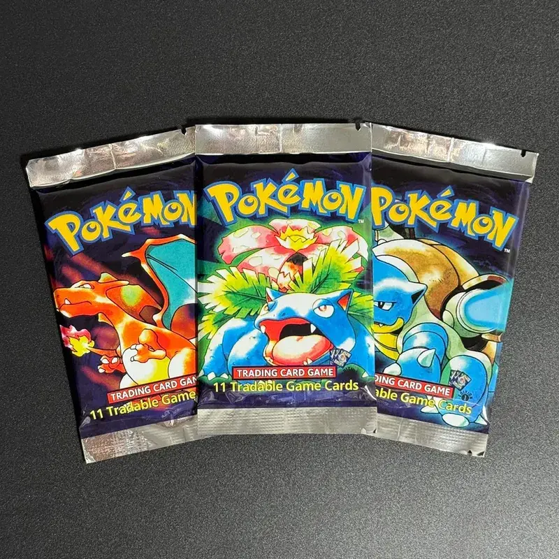1ST Edition ชุดฐาน 1999 Booster Pack TCG ชุดฐานไม่จำกัดการ์ดเกม Pokemon Charizard Blastoise Venusaur PTCG สะสม — image 10